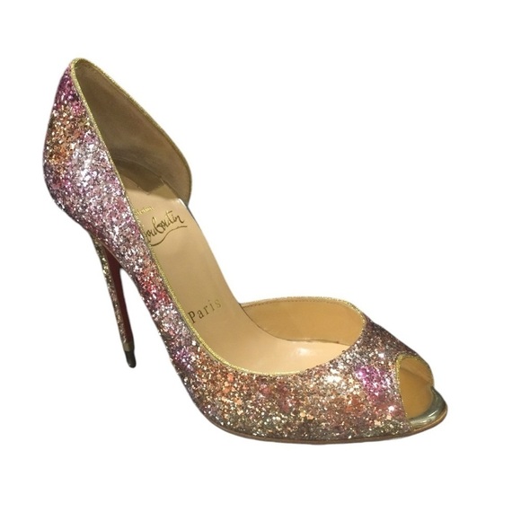 Christian Louboutin Peep Toe Heels - Picture 1 of 9